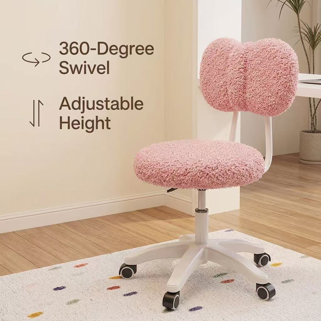 Cute Boucle Swivel Office Chai - огляд і ціна Office Furniture Home