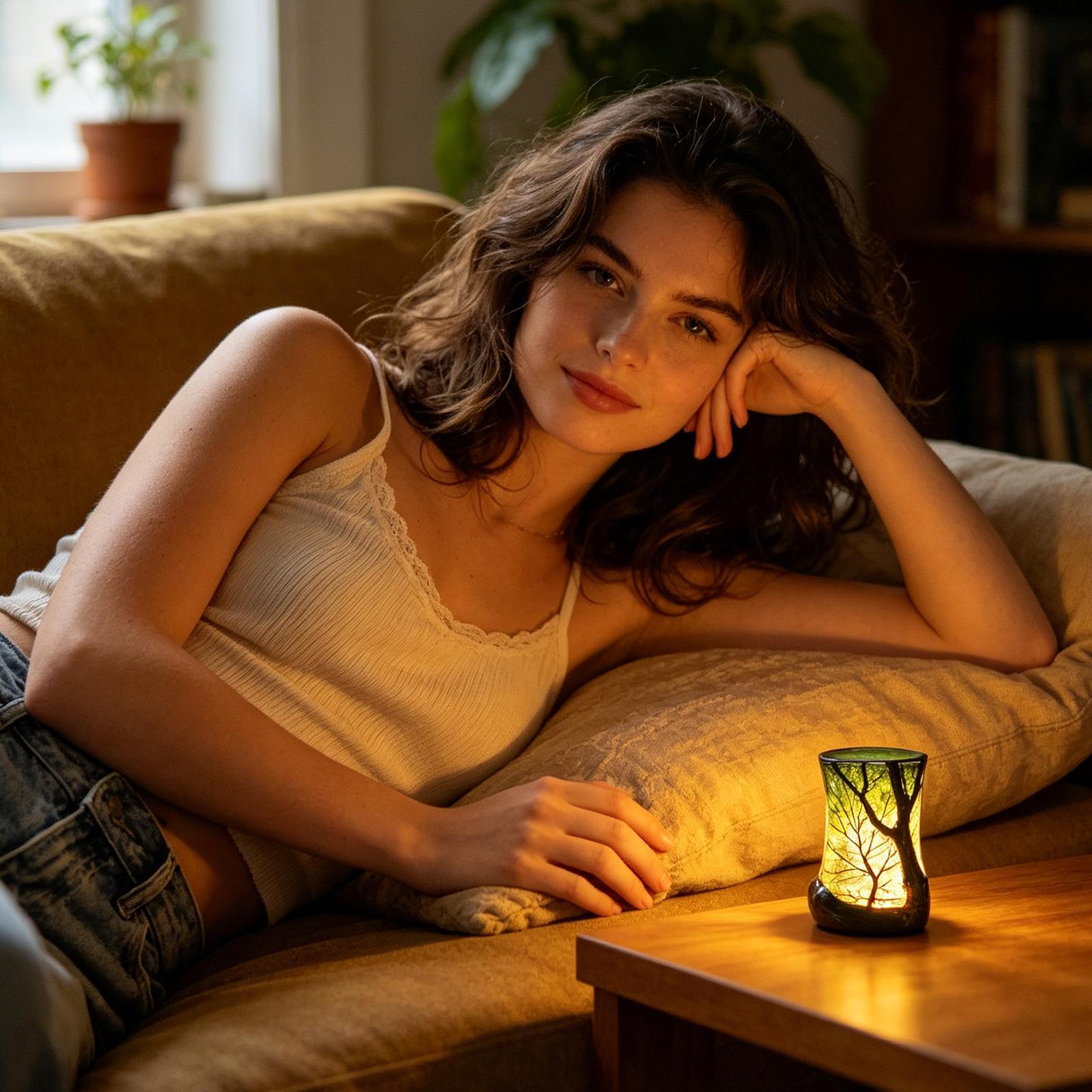 Bedside Table Lamp Forest Nigh - огляд і ціна Office Furniture Home