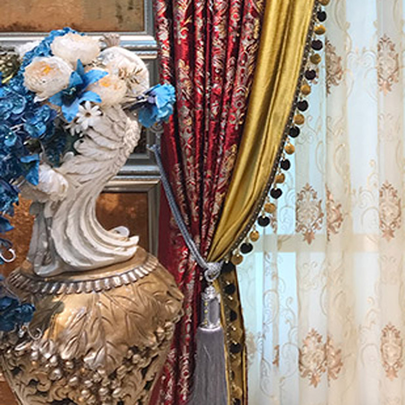 Red Velvet Curtain for Living  - огляд і ціна Office Furniture Hong Kong
