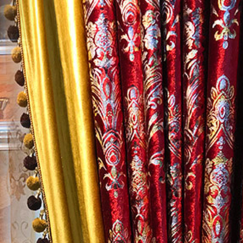 Red Velvet Curtain for Living  - огляд і ціна Office Furniture Hong Kong