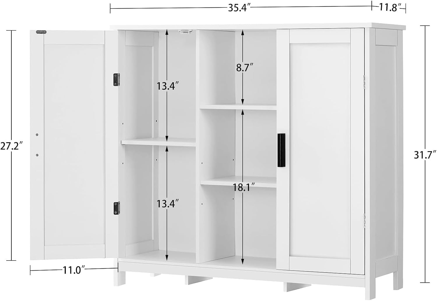 Storage Cabinet With Doors Sto - огляд і ціна Credenza Office Storage
