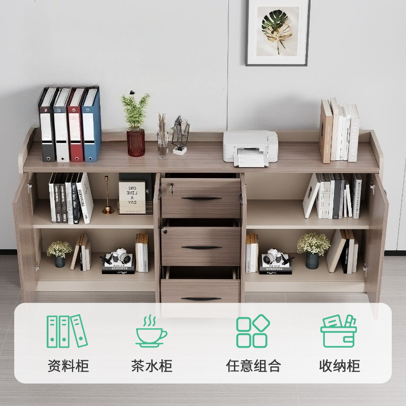 F*-Modern Wooden Low Office St - огляд і ціна Credenza Office Storage