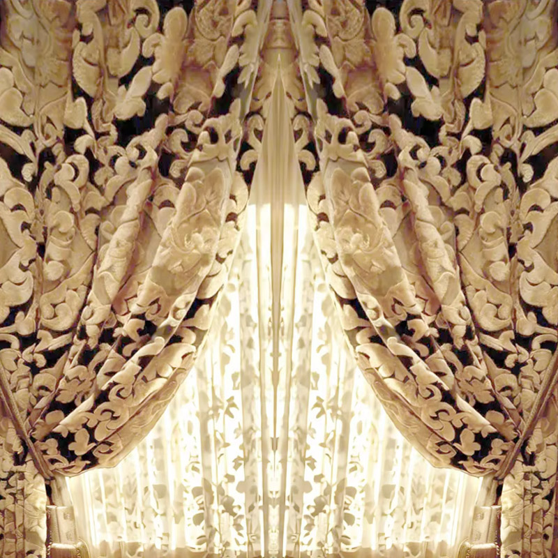 Beige Curtain for Living Room  - огляд і ціна Office Furniture Hong Kong