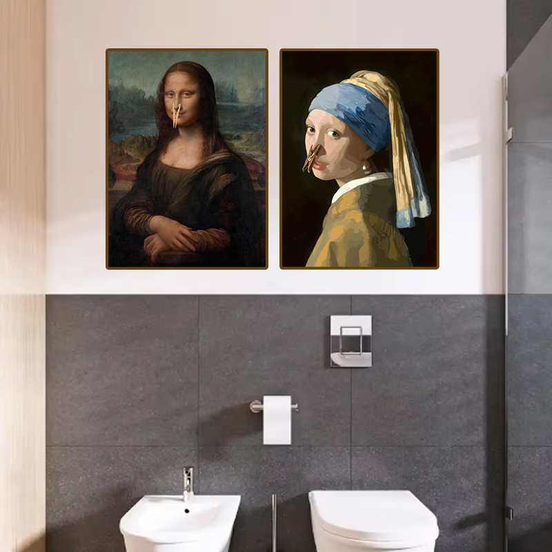 1pc Funny Abstract Bathroom To - огляд і ціна Office Furniture Home