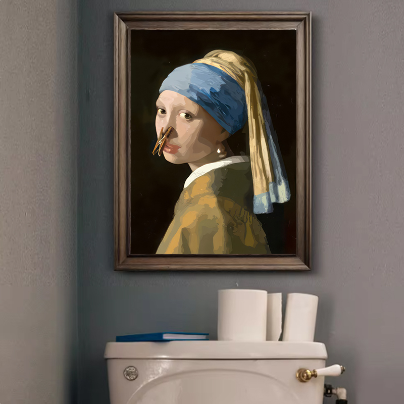 1pc Funny Abstract Bathroom To - огляд і ціна Office Furniture Home