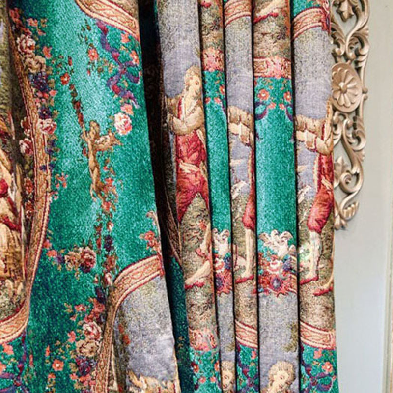 Luxury Turquoise Green Curtain - огляд і ціна Office Furniture Hong Kong