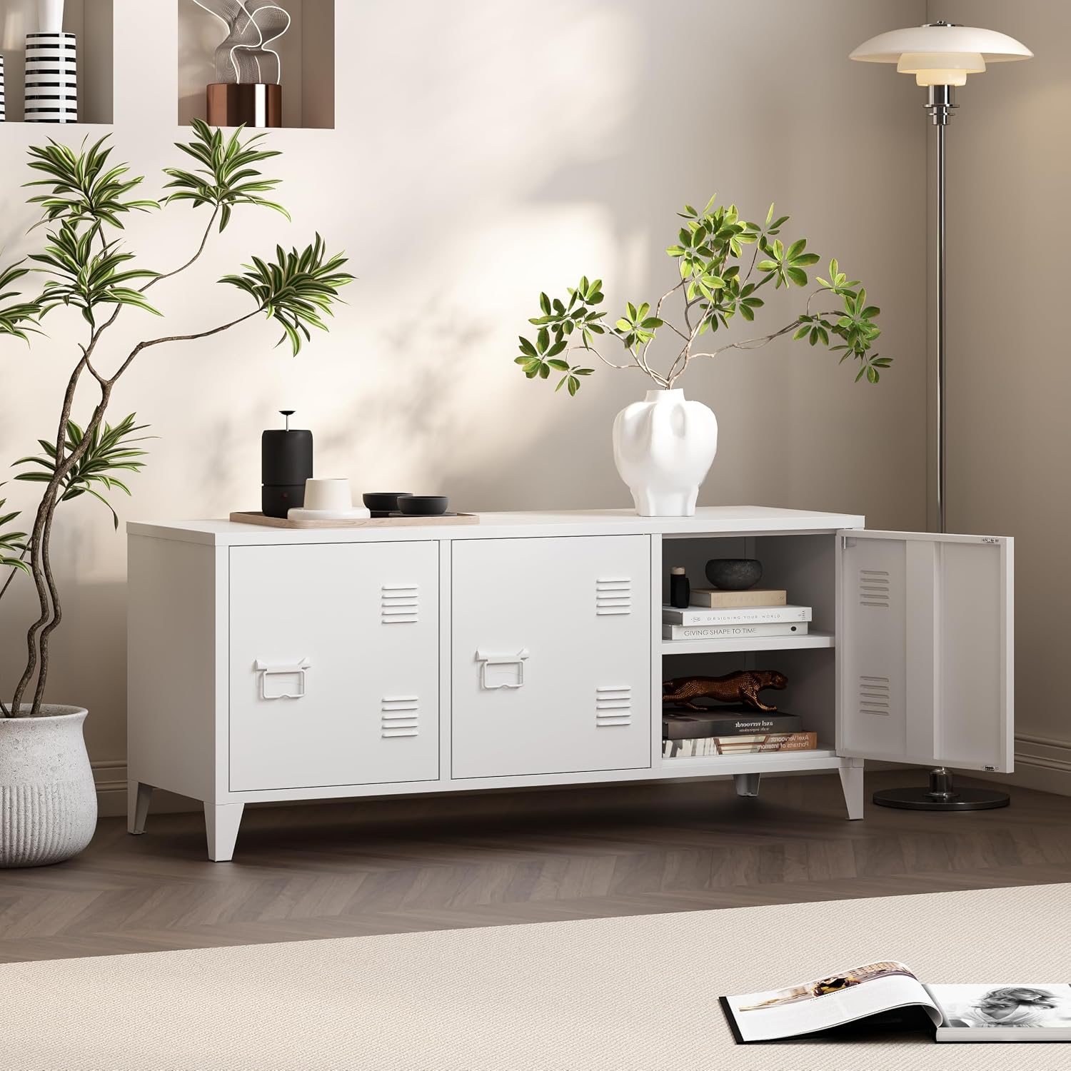 Modern TV Stand Entertainment  - огляд і ціна Credenza Office Storage